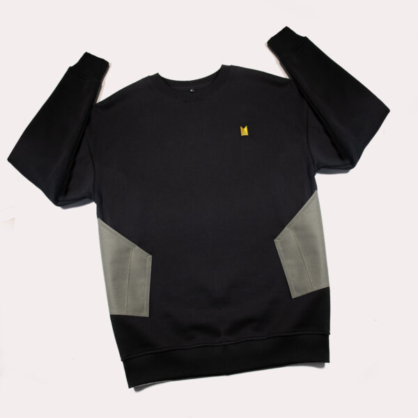 Origin Sweater - Vanta Black M-O-B Clothing