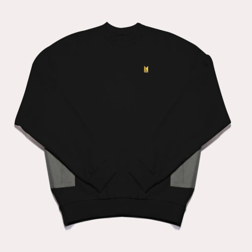 ALPHA SWEATER BLACK MOB CLOTHING