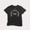 MONEY OVER BROKE PRINT T-SHIRT BLACK MOB CLOTHING