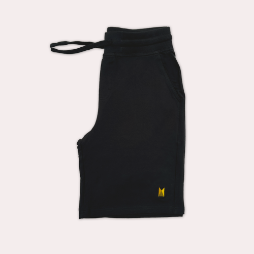 TERRY SHORTS VANTA BLACK. MOB CLOHTING