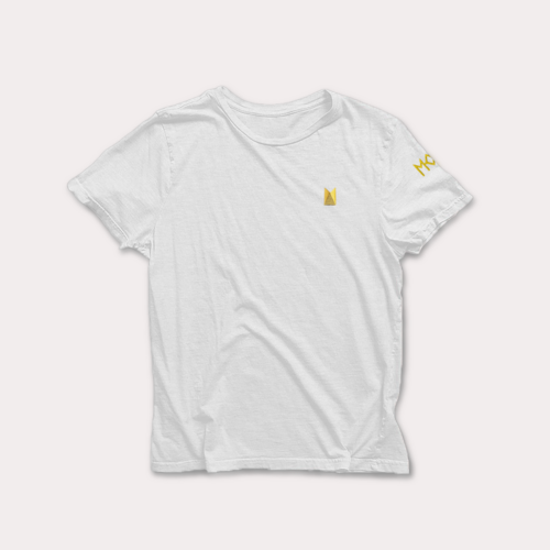 MOB Clothing Print T-shirt Blanc